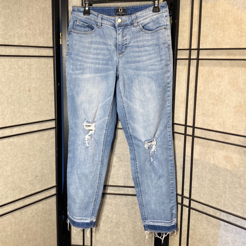 G by Giuliana size 8 Womens jeans raw hem stretch for comfort
